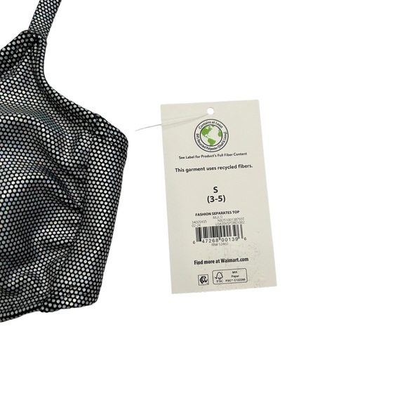 No Boundaries NOBO Hologenic Dot Bikini Set Juniors Size Small 3-5 - Picture 13 of 16